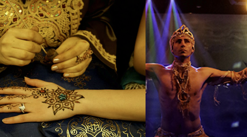 Arabische henna artist voor feest